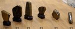 Oeil de tigre sur socle en bois