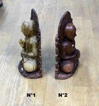 Bouddha en bois de Suar