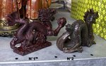 figurine de dragon en résine. statue dragon en resine.